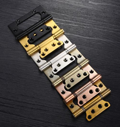 304不銹鋼子母合頁黑色鏈鉸免開槽木門房門古銅4寸5寸3片門吸合頁 4*3