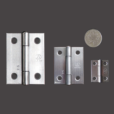 304不銹鋼合頁鉸鏈 加厚合葉迷你微型折頁平開1寸小合頁五金配件